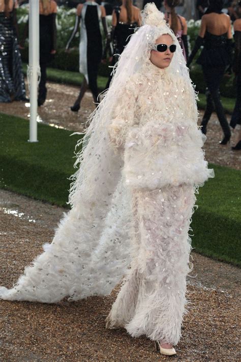 chanel tuxedo wedding dress.